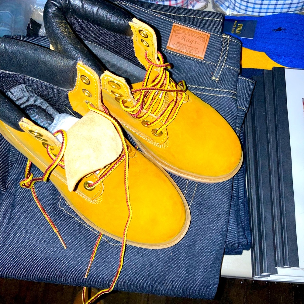 Size 3 kids work boots